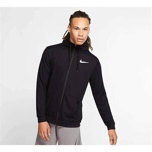 Nike Men's Dri-Fit Full-Zip Performance Hoodie Black Size 2XL(CJ4317-010)